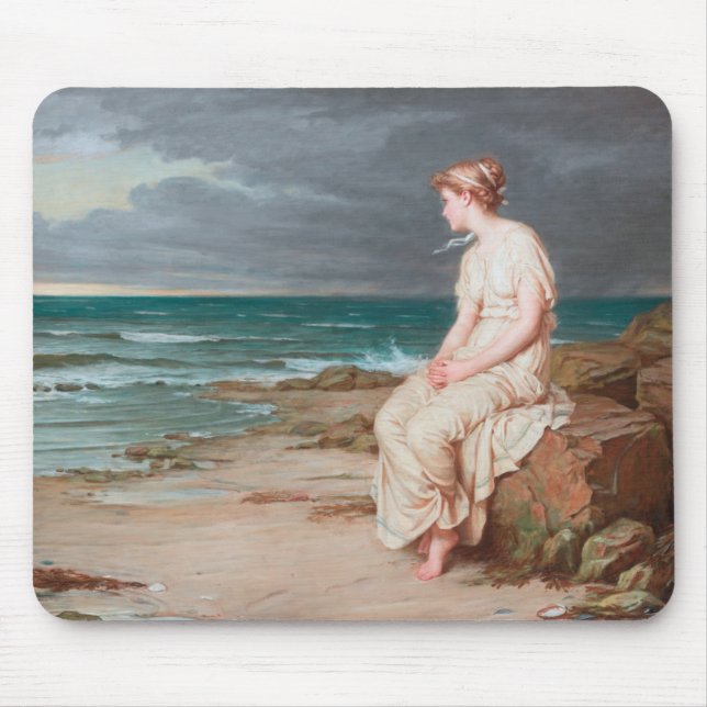 John William Waterhouse Miranda Art Mouse Pad (Frente)
