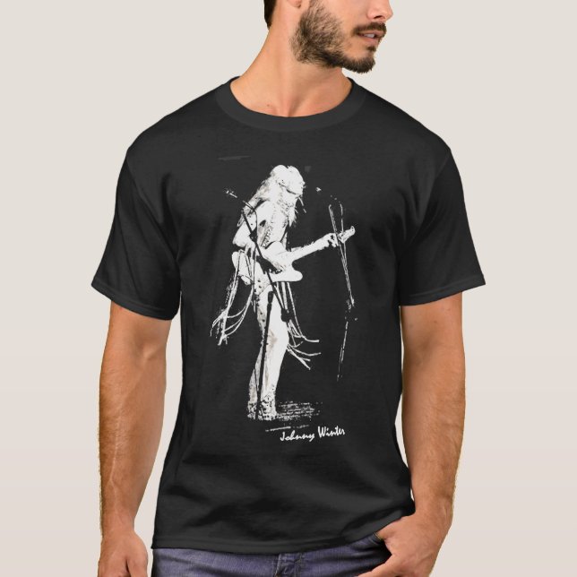 Johnny Winter Classic T-Shirt (Frente)