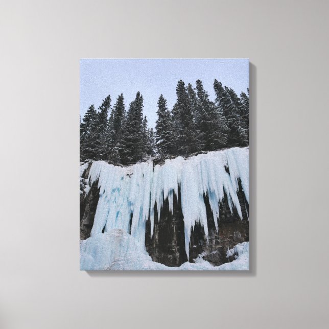 Johnston Canyon Canvas Print (Frente)