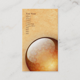 Jóia da renovação - cartão de visita vertical