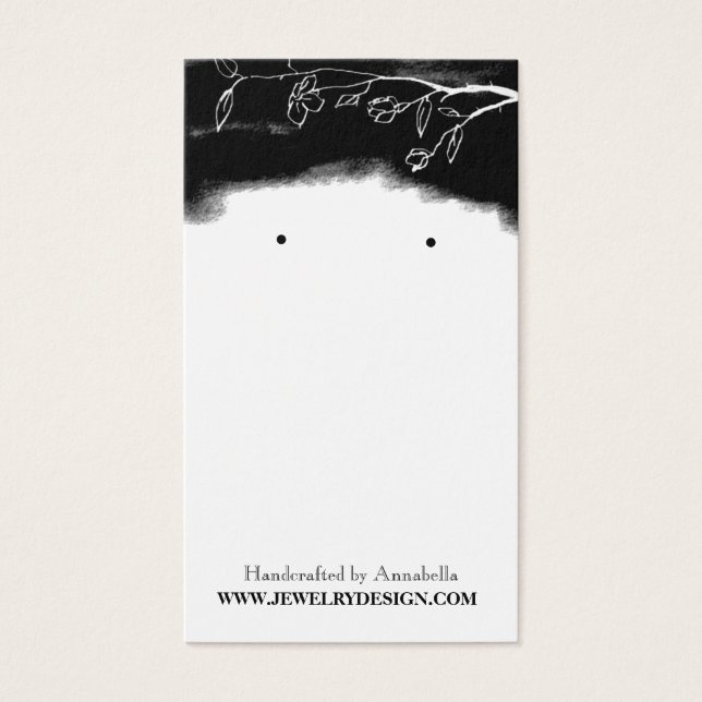 Joia Personalizada do Retentor Branco Preto (Frente)