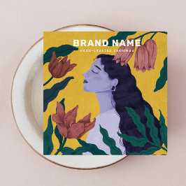 Joias, Holder Flores Botânicas Mulheres