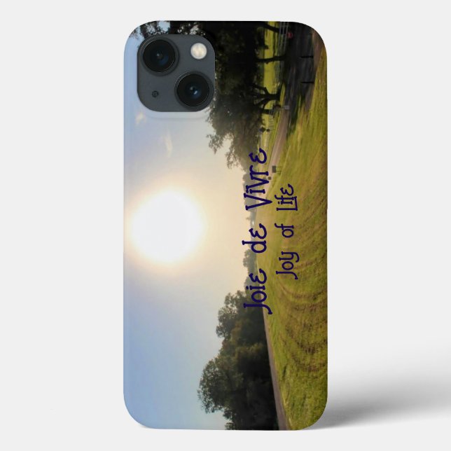 Joie de Vivre Capa de telefone - Marinho Edition (Verso)