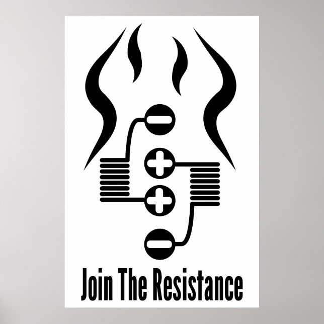 Join The Resistance 24" x 36" Poster (Frente)