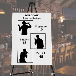 Joint Birthday Triple the Fun Minimalist White