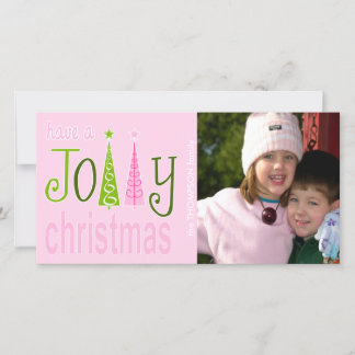 Jolly Cartões de foto de Natal