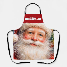 Jolly Christmas Santa Portrait