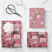 Jolly Holiday Jumble Rosa