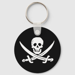 Jolly Roger Sword Pirate Chaveiro