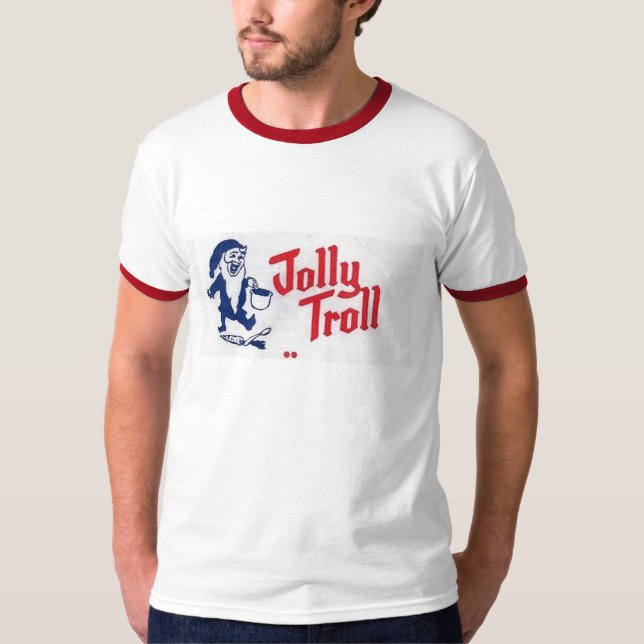 Jolly Troll Vintage Ringer T-Shirt (Frente)