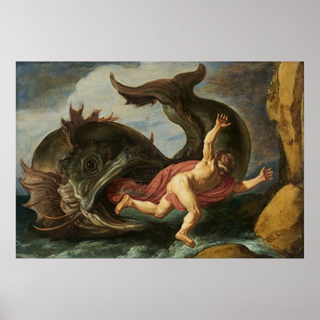 "Jonah and the Whale" poster (Frente)