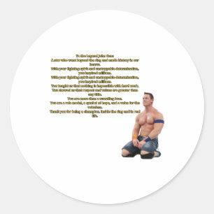 Jone Cena, você não pode me ver com adesivo