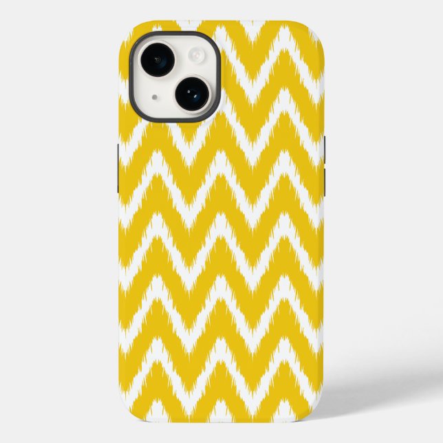 Jonquil Asian Moods Ikat Chevrons (Verso)