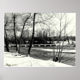 Joplin Missouri Shoal Creek Bridge Poster