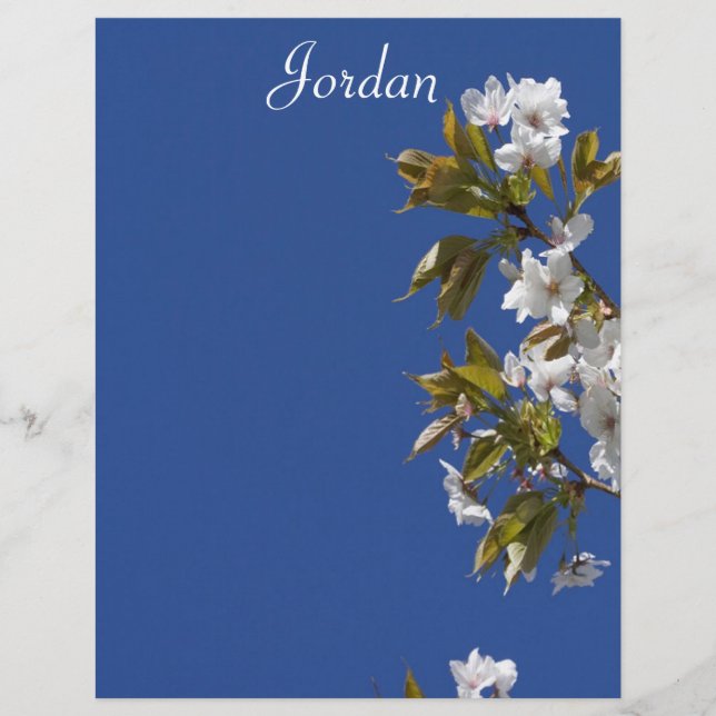 Jordan Blossom Letterhead (Frente)
