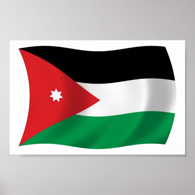Jordan Flag Poster Impressão (Frente)