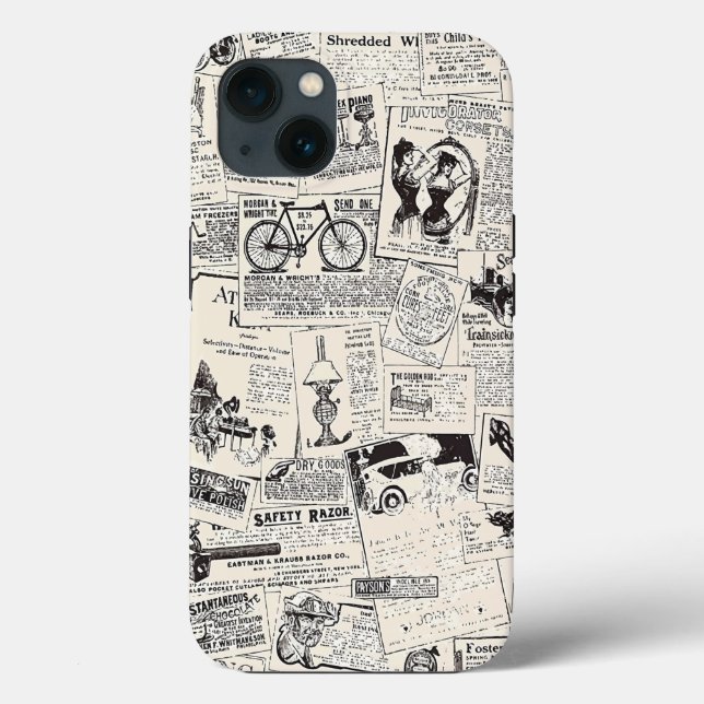 Jornal Vintage (Verso)