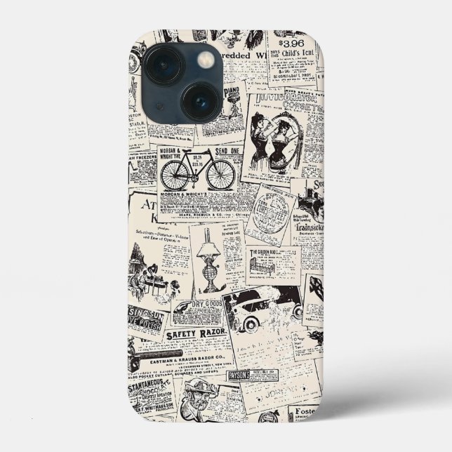 Jornal Vintage (Verso)
