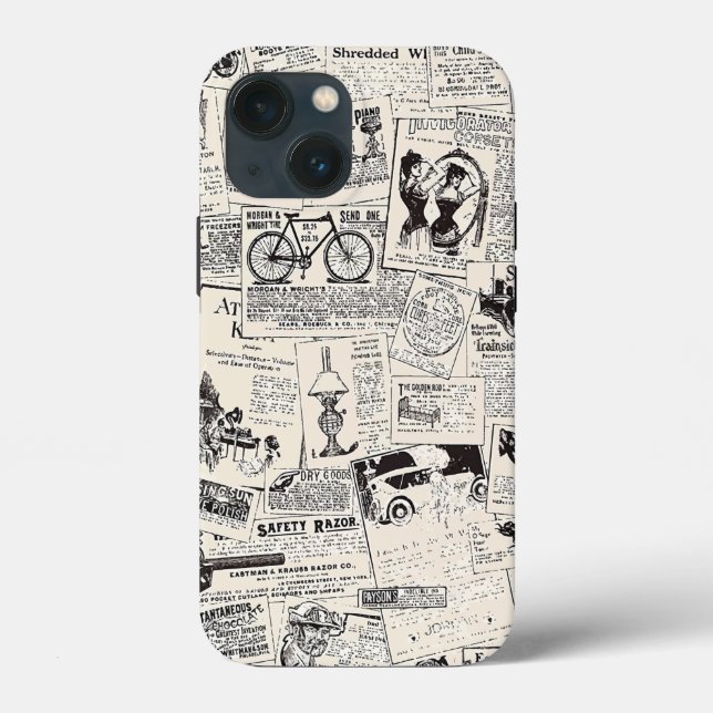 Jornal Vintage (Verso)