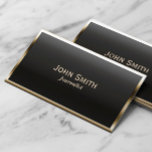 Jornalista Real Dourado Fronteira Cartão de visita<br><div class="desc">Cartão de visita de Jornalista Real de Fronteira Dourada.</div>