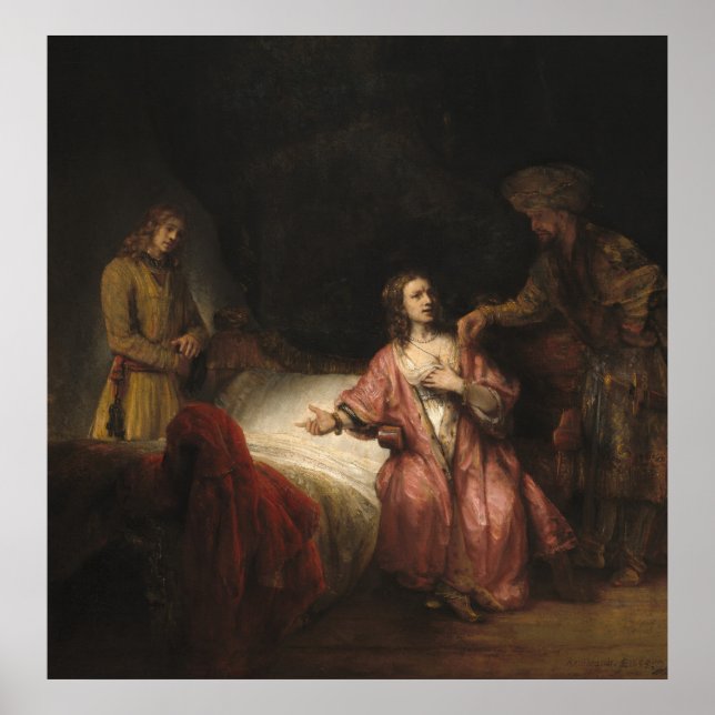 Joseph Accused - Rembrandt Fine Art Poster (Frente)