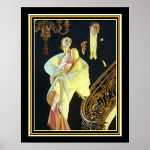 Joseph Leyendecker Art Deco Ad Impressão 16x20