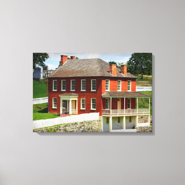 Joseph Sherrick House Antietam Canvas (Frente)