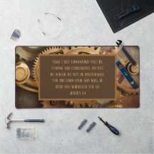 Joshua 1:9 Tapete de Mesa Versículo da Bíblia Engr