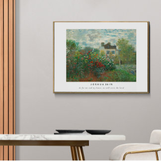 Joshua 24:15 Bíblia Verso Poster