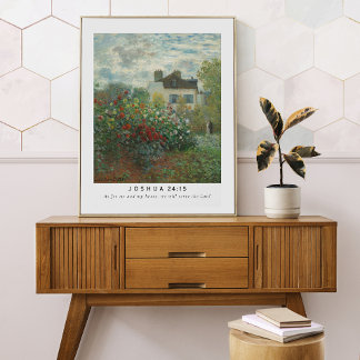 Joshua 24:15 Bíblia Verso Poster