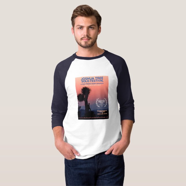 Joshua Tree 2023 Baseball T-Shirt (Frente Completa)
