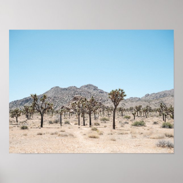 Joshua Tree Park Print Poster Paper (Semi-Gloss) (Frente)