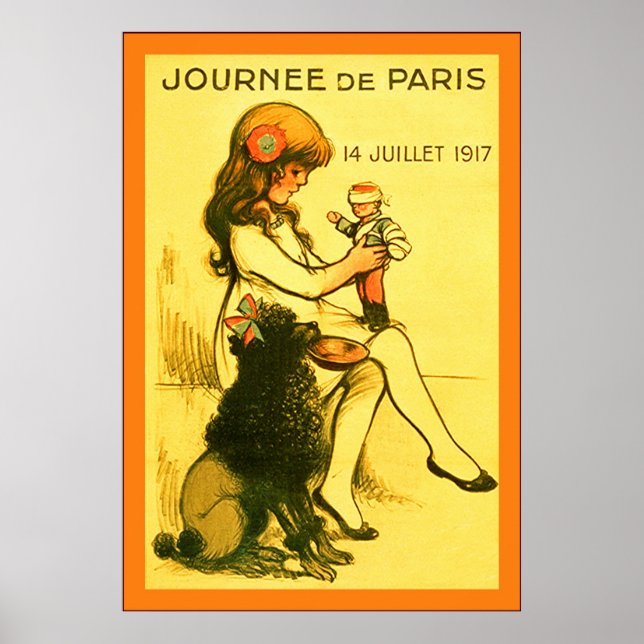 Journée de Paris ~ Vintage French WW1 Poster (Frente)