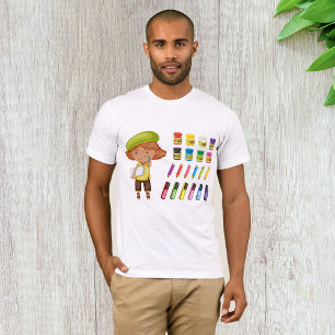 Jovem Artista Sente T-Shirt