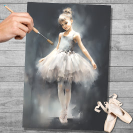 Jovem Ballerina 1 Papel de Decoupage