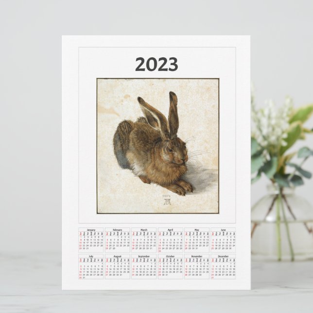 Jovem Calendário da Luz 2023 Albrecht Dürer (Em pé/Frente)