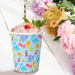 Jovem Dinossauro Azul Pastel Azul e Gelado