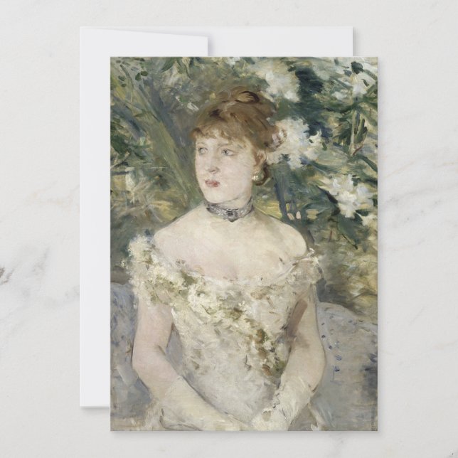 Jovem Garota em um Palhaço | Berthe Morisot (Frente)