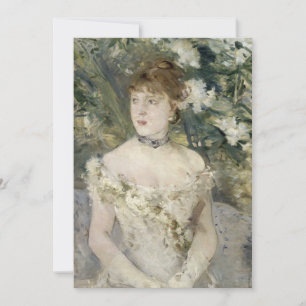 Jovem Garota em um Palhaço   Berthe Morisot