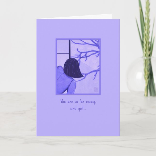 Jovem no Cartão de Aniversário do Shoji Screen (Frente)