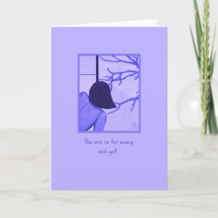 Jovem no Cartão de Aniversário do Shoji Screen