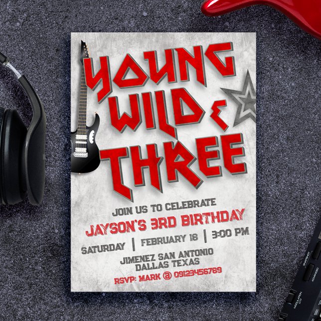 Jovem Selvagem e Convite de Três Rochas (Young Wild and Three Rock Invitation)