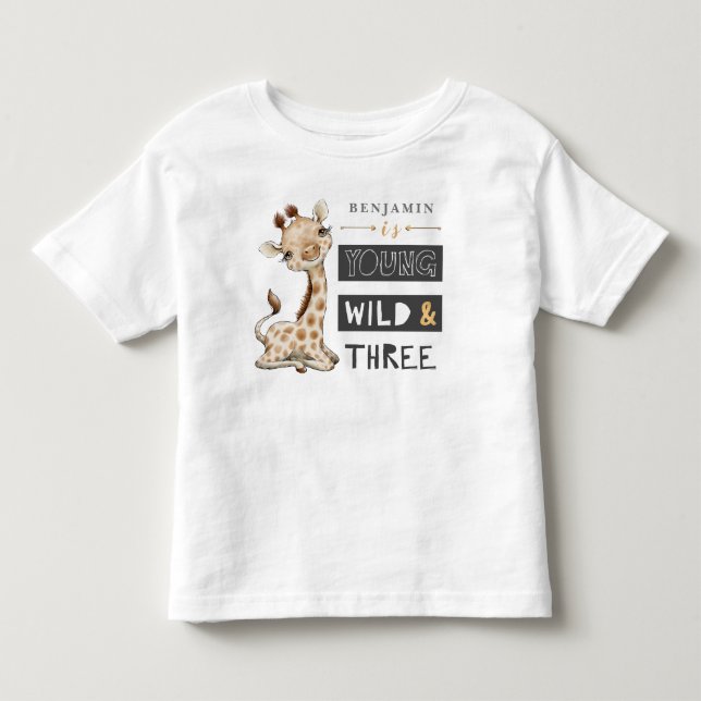 Jovem Selvagem e Três Camisas Safari de Aniversári (Frente)