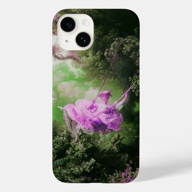 JOVEM SENHORA E NADANDO NA NATUREZA Violeta Roxa V (Verso)