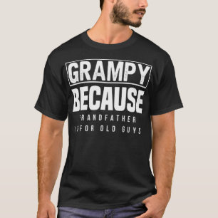 Jovem vovô de camisa yoga