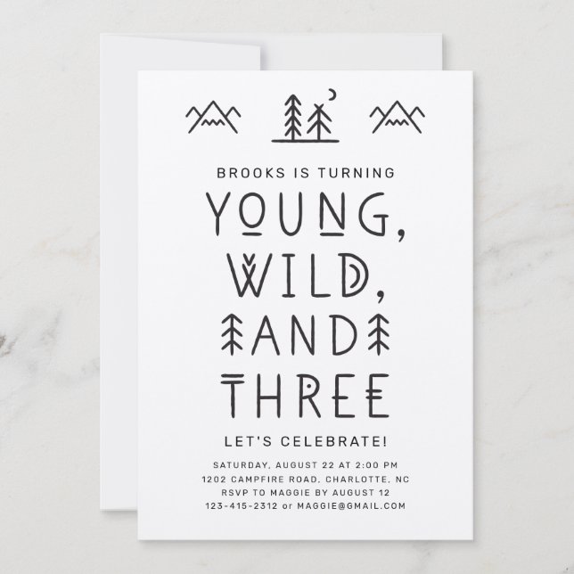 Jovem Wild e Três Kraft Aniversário (Frente)