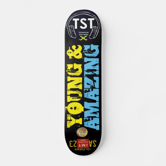 JOVENS E INCRÍVEIS / skate TST (Frente)