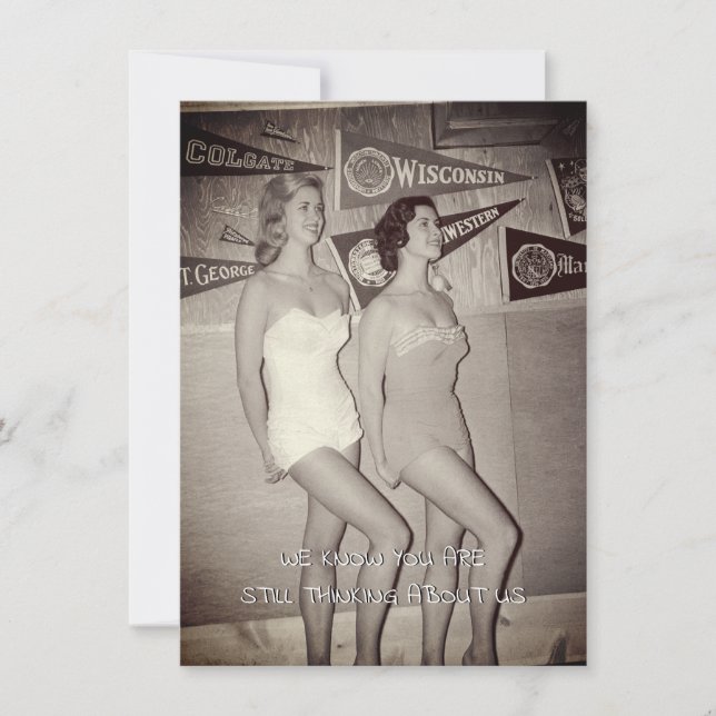 JOVENS JOVENS COLÉGIOS MULHERES VINTAGENS FOTO DE  (Frente)