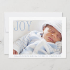 Joy Baby Foto Anúncio Primeiro Natal