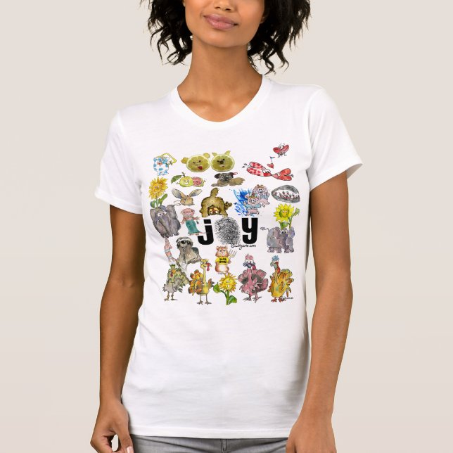 Joy Cartoons T-shirt (Frente)
